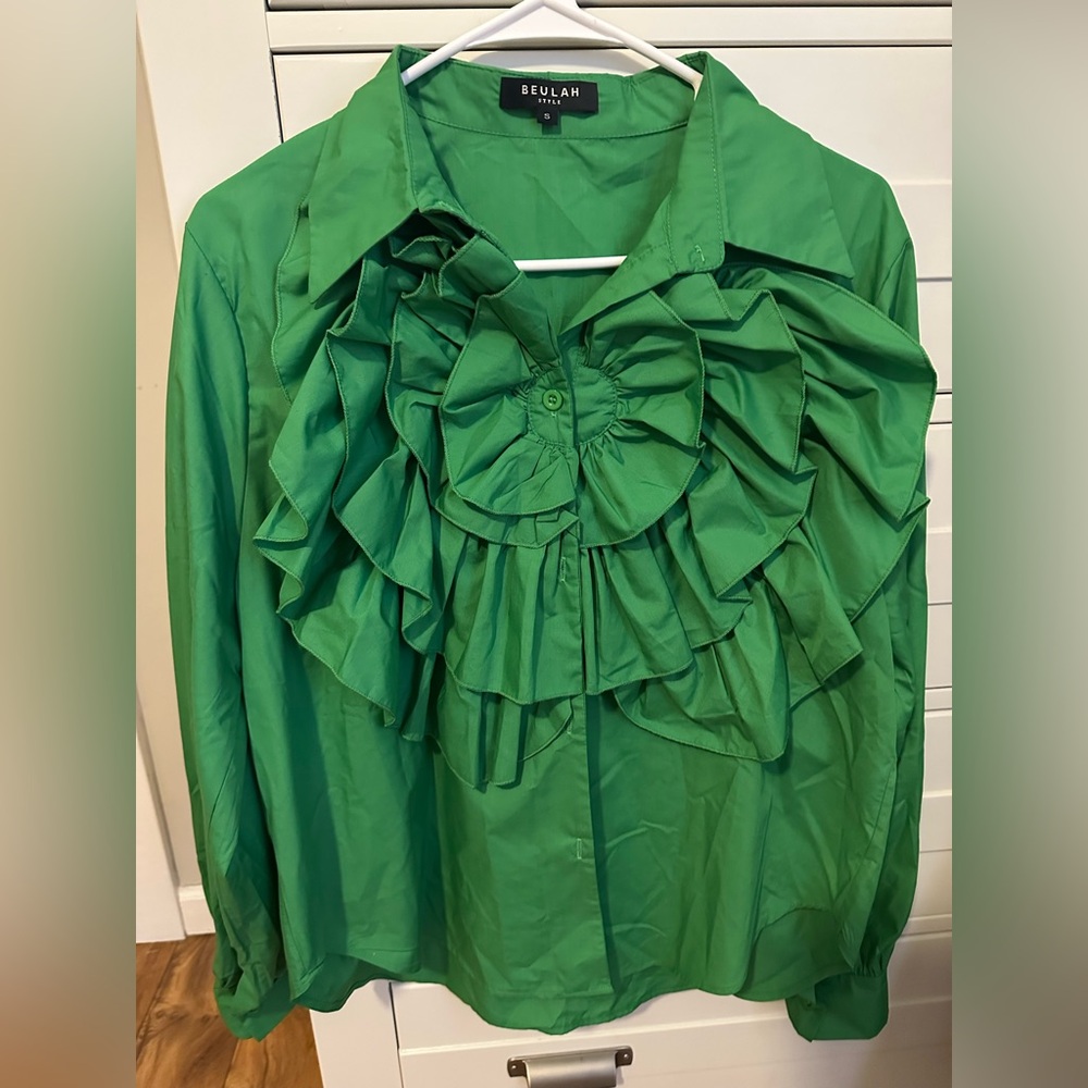 Beulah Emerald Blouse